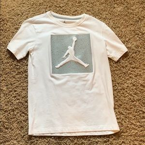 White and Gray Jordan t-shirt